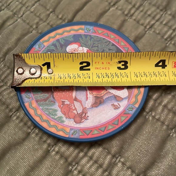 Christmas Coaster Set of 6 in Storage Tin - Picture 4 of 7